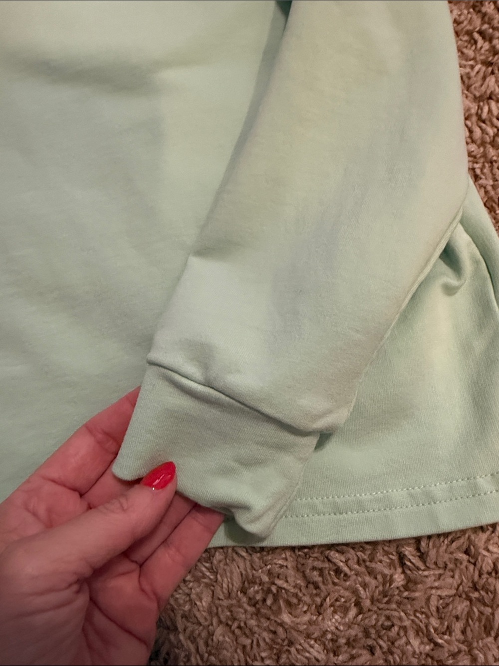 The Beaufort Bonnet Company Grace Bay Green half zip, size 5 - Picture 5 of 5